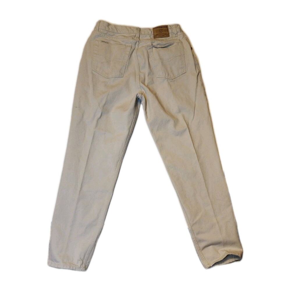 Vintage Y2K Mom Jeans Jordache Pants Womens 15/16 Beige Flare Bootcut
